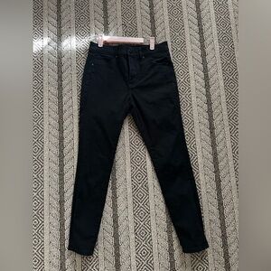 EXPRESS Skinny Mid Rise Black Jeans